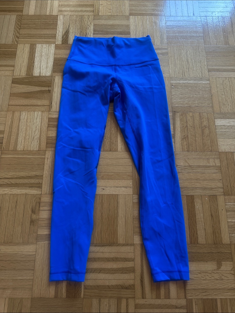 Lululemon blue 25 inch inseam wunder trains leggings - Picture 1 of 3